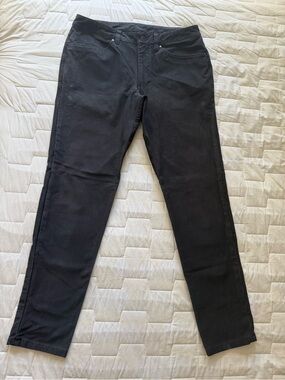 lululemon ABC slim fit 5 pocket pant 32L utilitech (black)